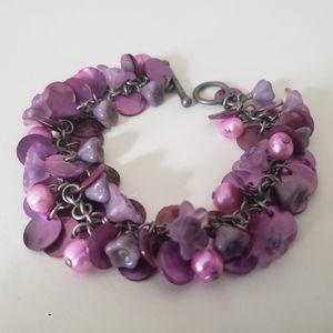 Kriaytions Lilac Beaded Bracelet NEW